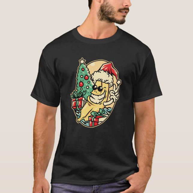 T-shirt Joyeux Noël Banane (Devant)