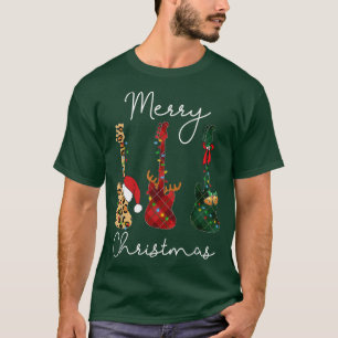 T-shirt Joyeux Noël basse guitare Png