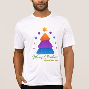 T-shirt Joyeux Noël Bonne Année Hommes Sport-Tek Com
