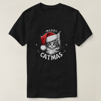 T-shirt Joyeux Noël Catmas Maine Coon