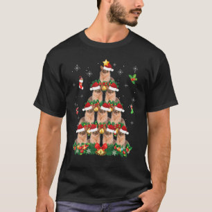 T-shirt Joyeux Noël Chat somalien Père Noël Tree Pyjama Sw