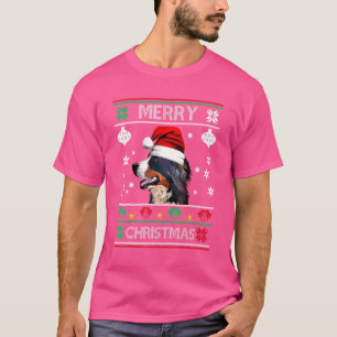 T-shirt Joyeux Noël Chien de montagne bernois