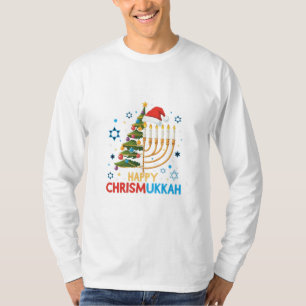 T-shirt Joyeux Noël Chrismukkah Hanoukka Père Noël