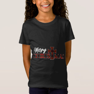 T-Shirt Joyeux Noël - Christ Cross Religieux Noël Buff