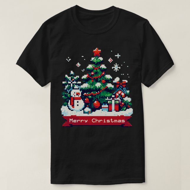 T-shirt Joyeux Noël conception laid (Design devant)