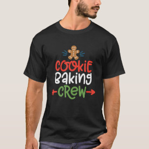 T-shirt Joyeux Noël Cookie Baking Crew Ginger Team Bak