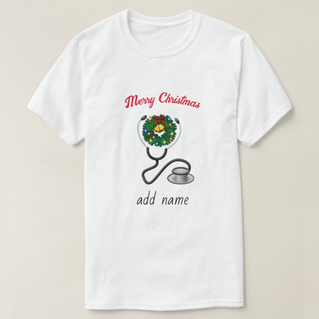 T-shirt Joyeux Noël Création de Vacances d'Appréciation du (Design devant)