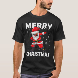 T-shirt Joyeux Noël Dabbing Père Noël Enfants de Noël