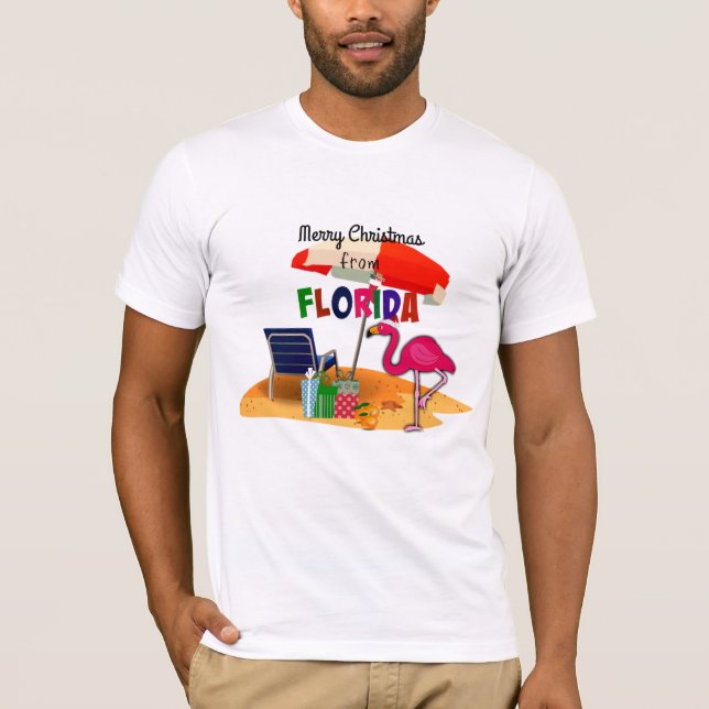 T-shirt Joyeux Noël de Floride (Devant)