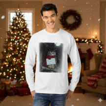 T-shirt Joyeux Noël de la Chouette de Noël Dark Ac