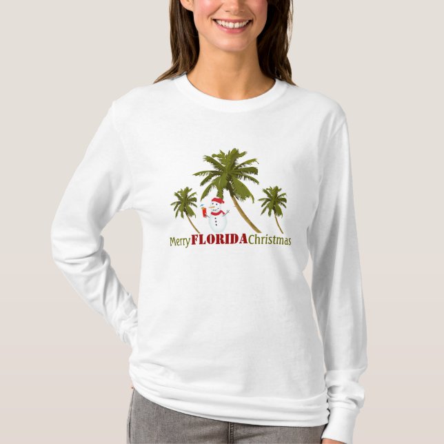 T-shirt Joyeux Noël de la Floride (Devant)