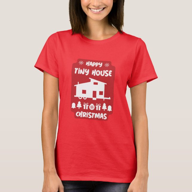 T-shirt Joyeux Noël de la petite maison (Devant)