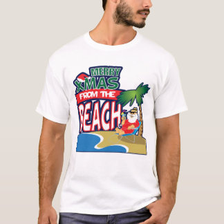 T-shirt JOYEUX Noël de la pièce en t de PLAGE