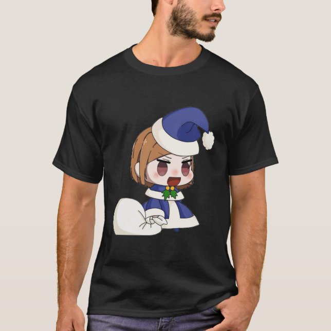 T-shirt Joyeux Noël De Nobara Kugisaki Jujutsu Kaise (Devant)