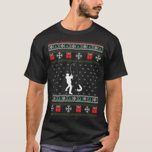 T-shirt Joyeux Noël de pêche Fishmas