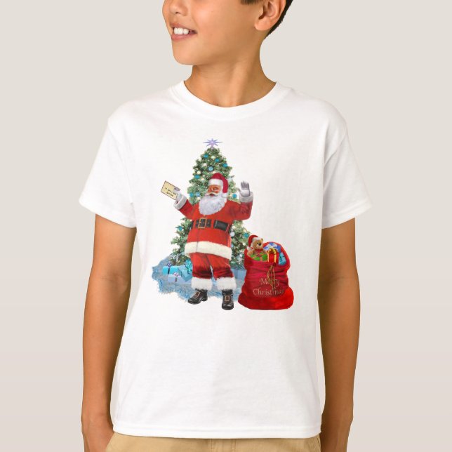 T-shirt Joyeux Noël de Père Noël (Devant)
