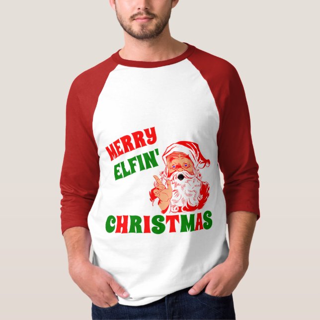 T-shirt Joyeux Noël d'ELFIN (Devant)