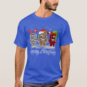 T-shirt Joyeux Noël Dentiste Dents Chapeau de Père Noël Xm