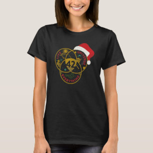 T-shirt Joyeux Noël Diagramme de Venn La Vie L'Univers & E