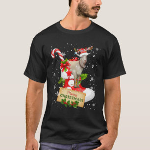 T-shirt Joyeux Noël Drôle Père Noël Reindeer Chèvre e