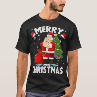 T-shirt Joyeux Noël Du Vaccin Du Père Noël