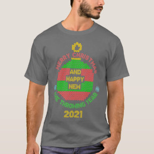 T-shirt Joyeux Noël et heureux lancer de hache année 2021