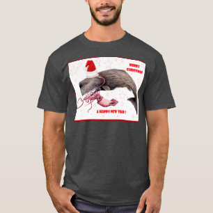 T-shirt Joyeux Noël et joyeux cachale de nouvelle année po