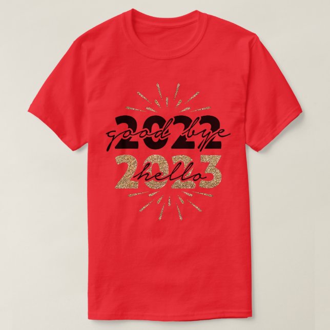 T-shirt Joyeux Noël Et Joyeux Nouvel An Bon Bye 2022 H (Design devant)