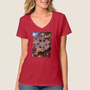 T-shirt Joyeux Noël et une joyeuse fête du Nouvel An Snowf