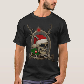 T-shirt Joyeux Noël Étoile crânienne Banner K