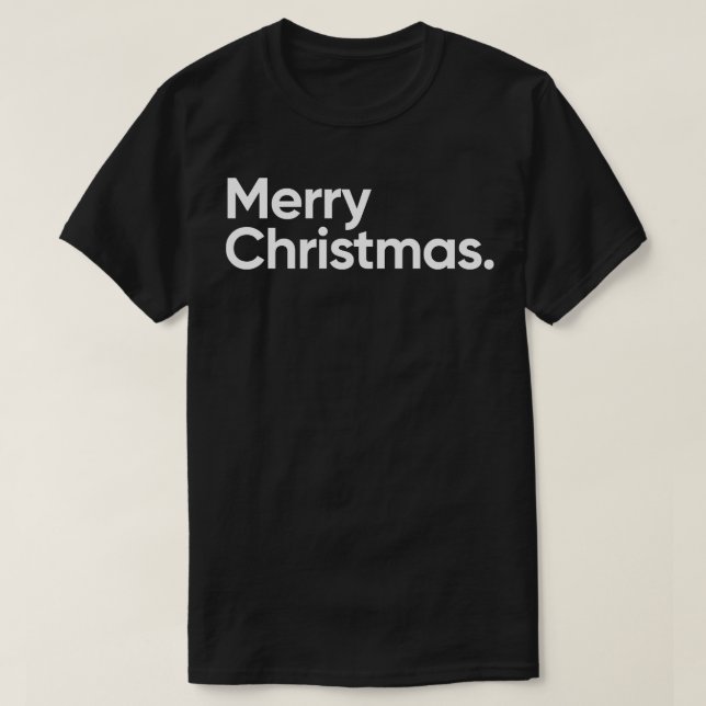 T-shirt Joyeux Noël Festif dire (Design devant)