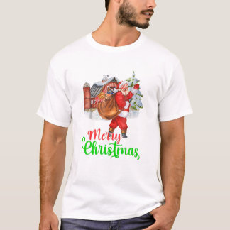 T-shirt Joyeux Noël Funny Père Noël