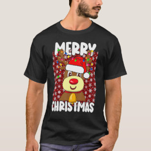 T-shirt Joyeux Noël Funny Reindeer Xmas Matching Famille