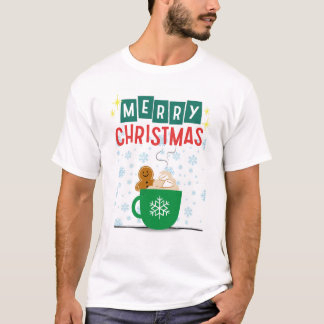 T-shirt Joyeux Noël Gingerbread Tee
