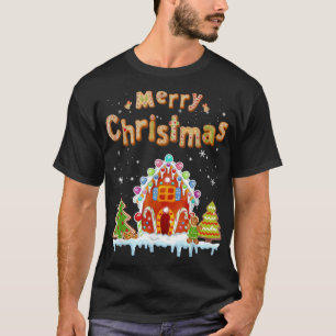 T-shirt Joyeux Noël Gingerpain Maison Baking Candy