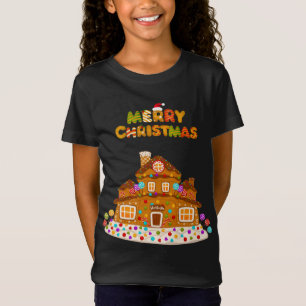 T-Shirt Joyeux Noël Gingerpain Maison Baking Candy Can