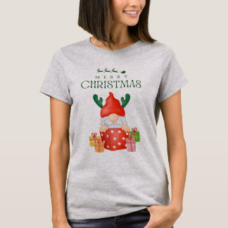 T-shirt Joyeux Noël Gnome Tee