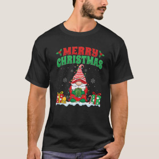 T-shirt Joyeux Noël Gnomes Pastèque Amateur de Pastèque