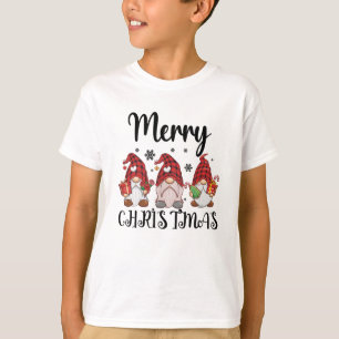 T-shirt Joyeux Noël Gnomies Gnomes de Noël 