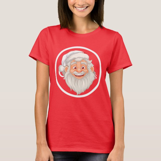 T-shirt Joyeux Noël | Graphique de vacances festif (Devant)