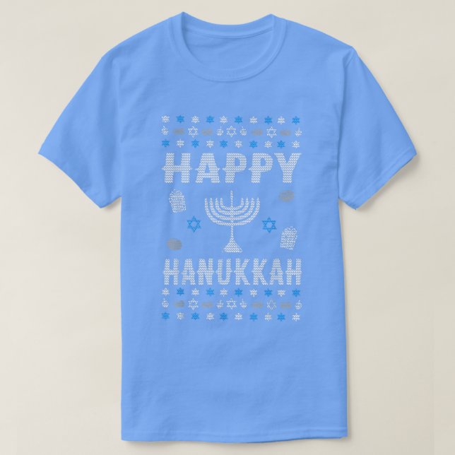 T-shirt Joyeux Noël Hanoukka (Design devant)