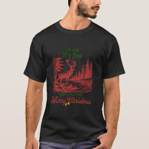 T-shirt Joyeux Noël Humour Renne Fêtes Rush Tout