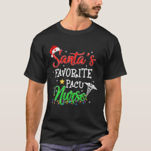 T-shirt Joyeux Noël infirmière équipage RN Père Noël Favor