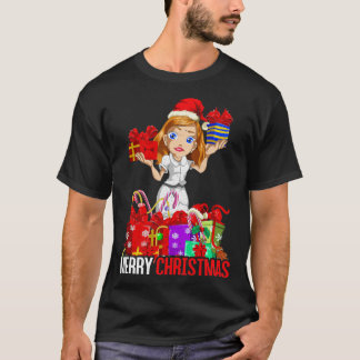 T-shirt Joyeux Noël infirmière fête Noël