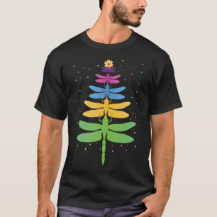 T-shirt Joyeux Noël Insect Lover Cadeau Dragonfly Christ