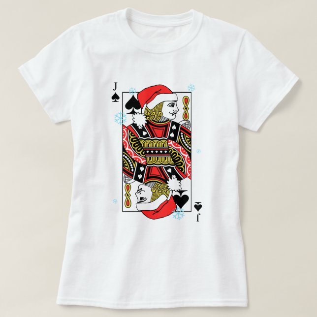 T-shirt Joyeux Noël Jack des pelles (Design devant)
