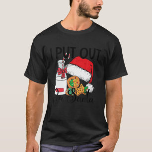 T-shirt Joyeux Noël J'Ai Sorti Pour Père Noël Cookies Et M