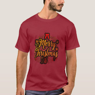 T-shirt "Joyeux Noël : Jolly Père Noël & Festive Bow Desig