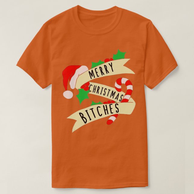 T-shirt Joyeux Noël Joyeux cadeau Père Noël pour la famill (Design devant)