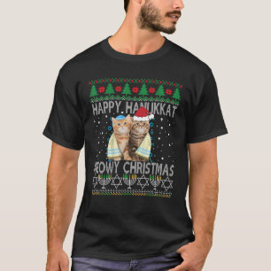 T-shirt Joyeux Noël Joyeux Hanoukka Juif Noël Ca